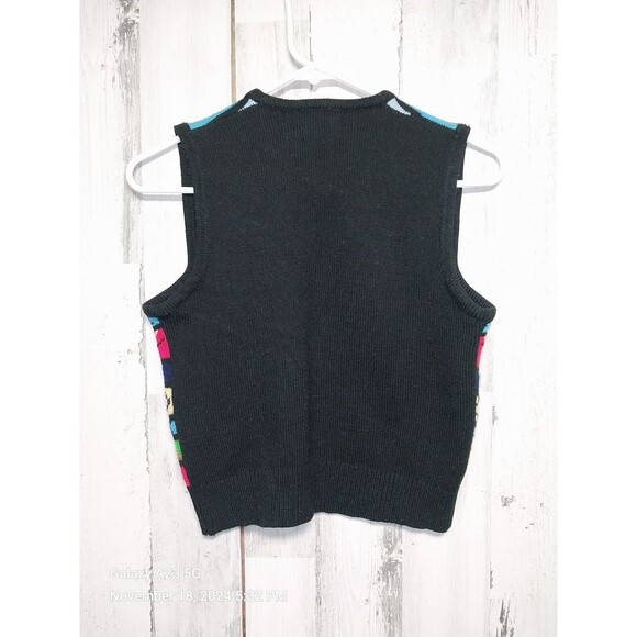 Vintage 80s Kimlon RBK Importers Sweater Vest  Women's Small - Picture 6 of 6